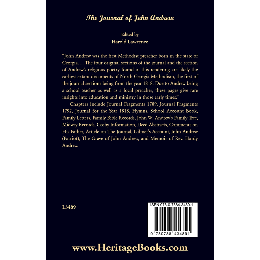 The Journal of John Andrew