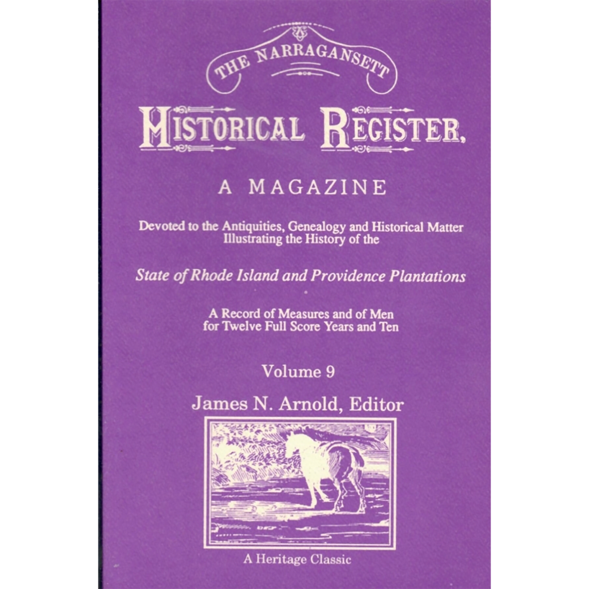 The Narragansett Historical Register, Volume 9