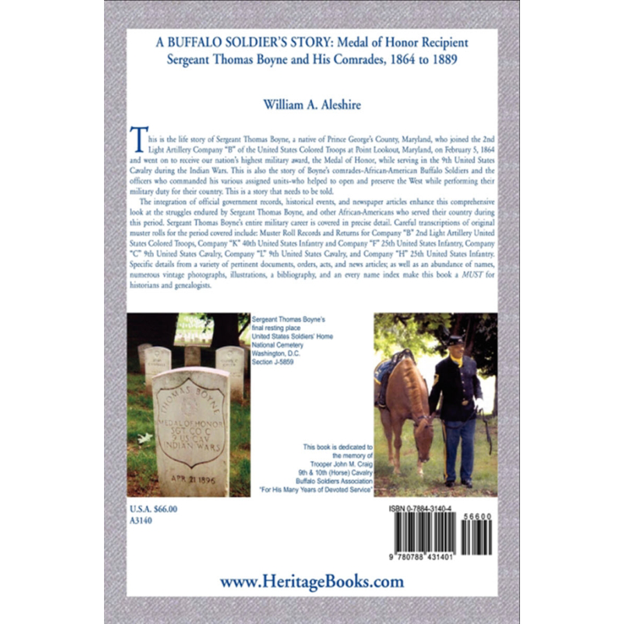 A Buffalo Soldier's Story back cover