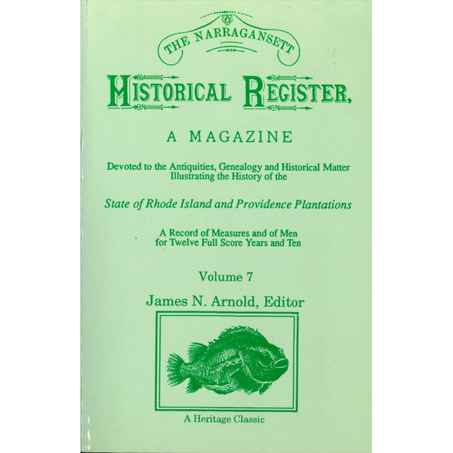 The Narragansett Historical Register, Volume 7