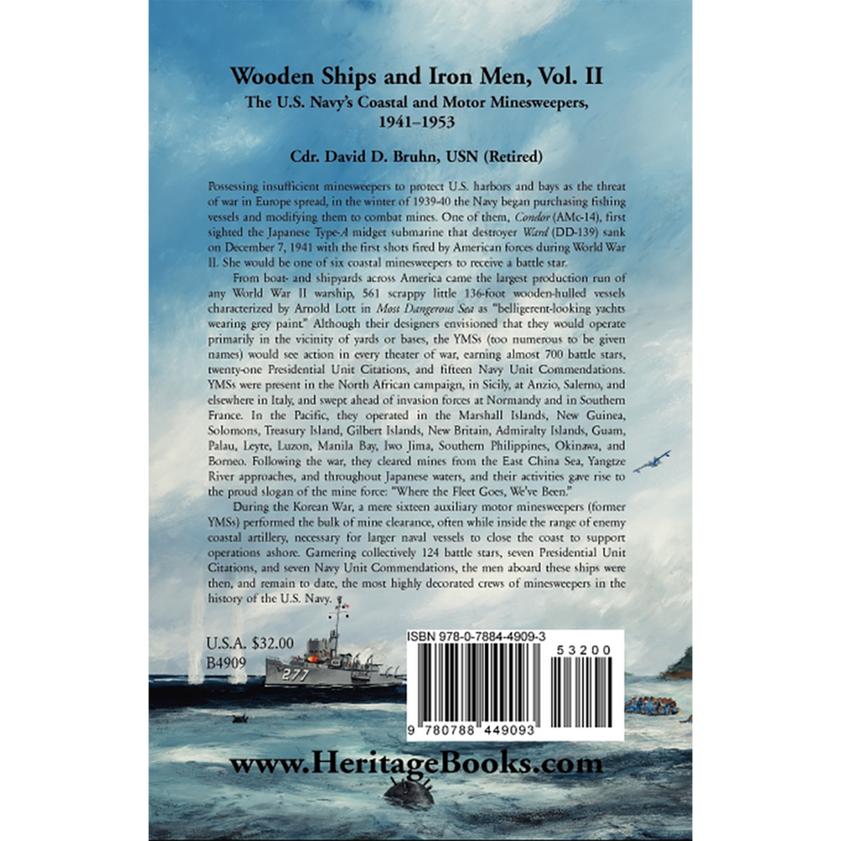 Wooden Ships and Iron Men: The U.S. Navy's Coastal and Motor Minesweepers, 1941-1953 back cover