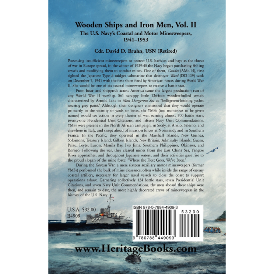 Wooden Ships and Iron Men: The U.S. Navy's Coastal and Motor Minesweepers, 1941-1953 back cover