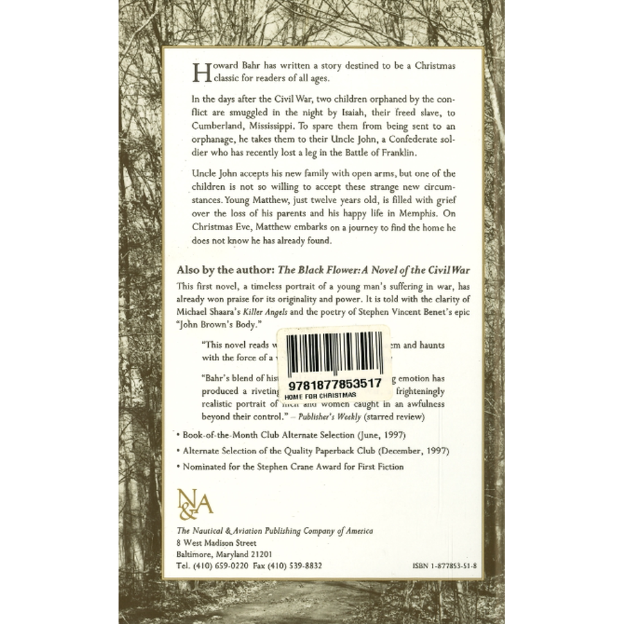 Home for Christmas back cover