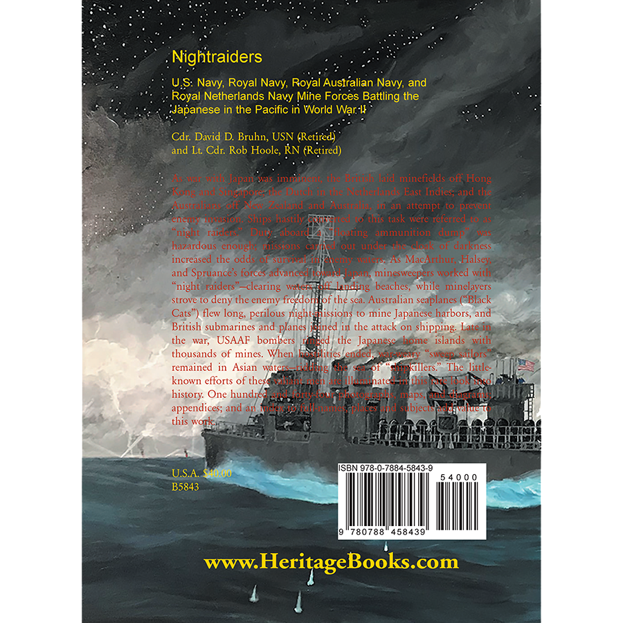 Nightraiders: U.S. Navy, Royal Navy, Royal Australian Navy, and Royal Netherlands Navy Mine Forces back cover