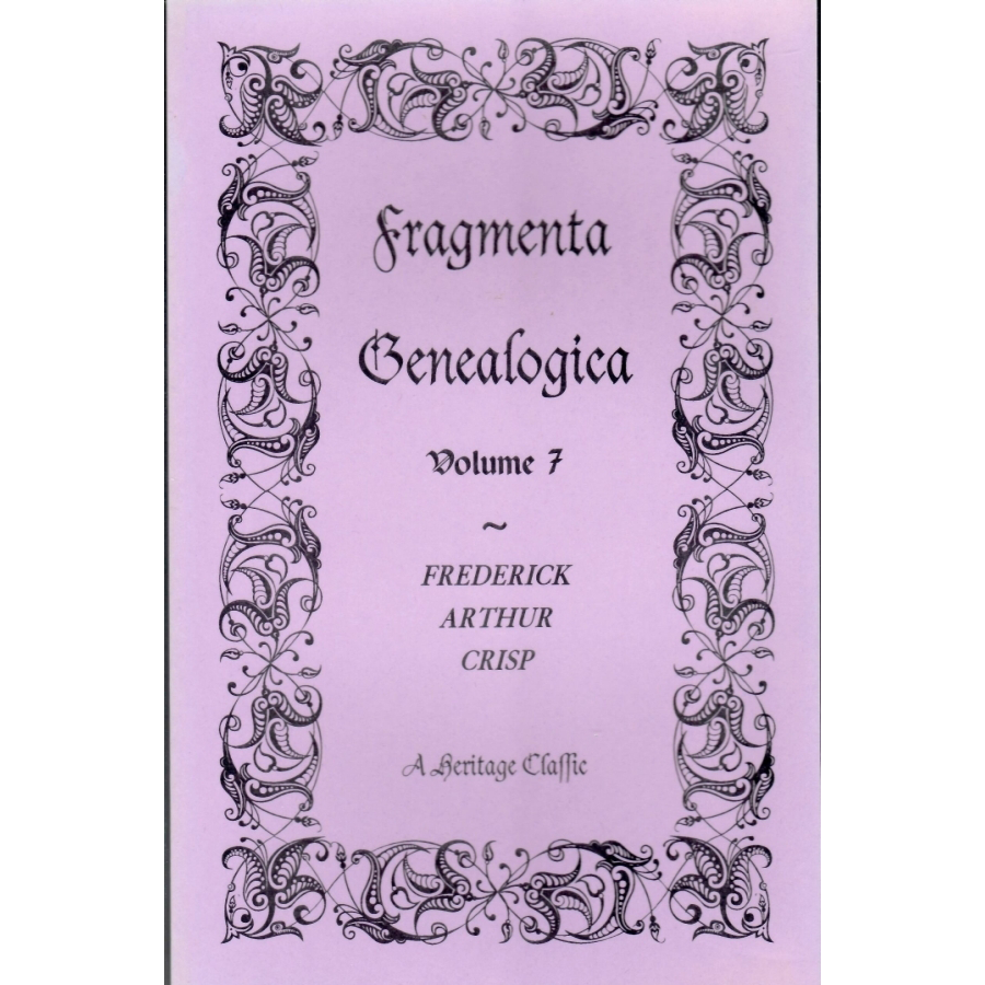 Fragmenta Genealogica: Volume 7