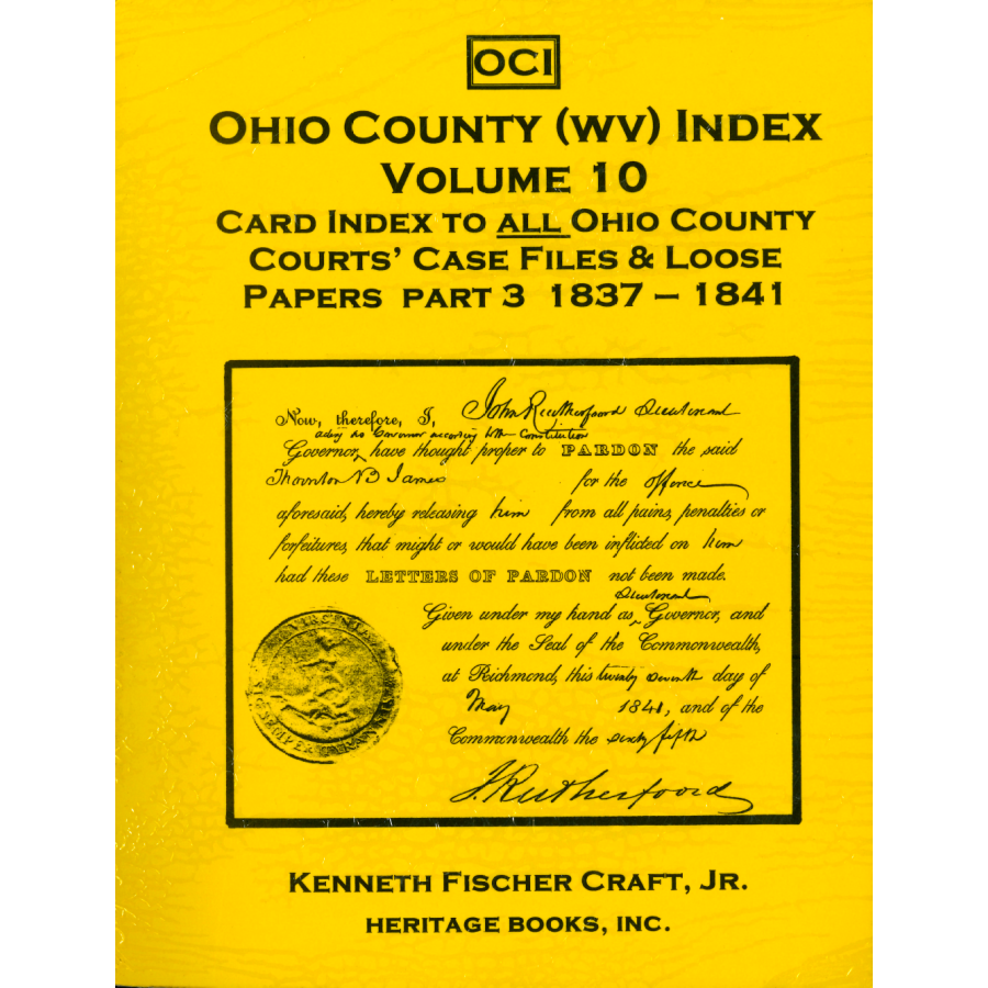 Ohio County (West Virginia) Index, Volume 10