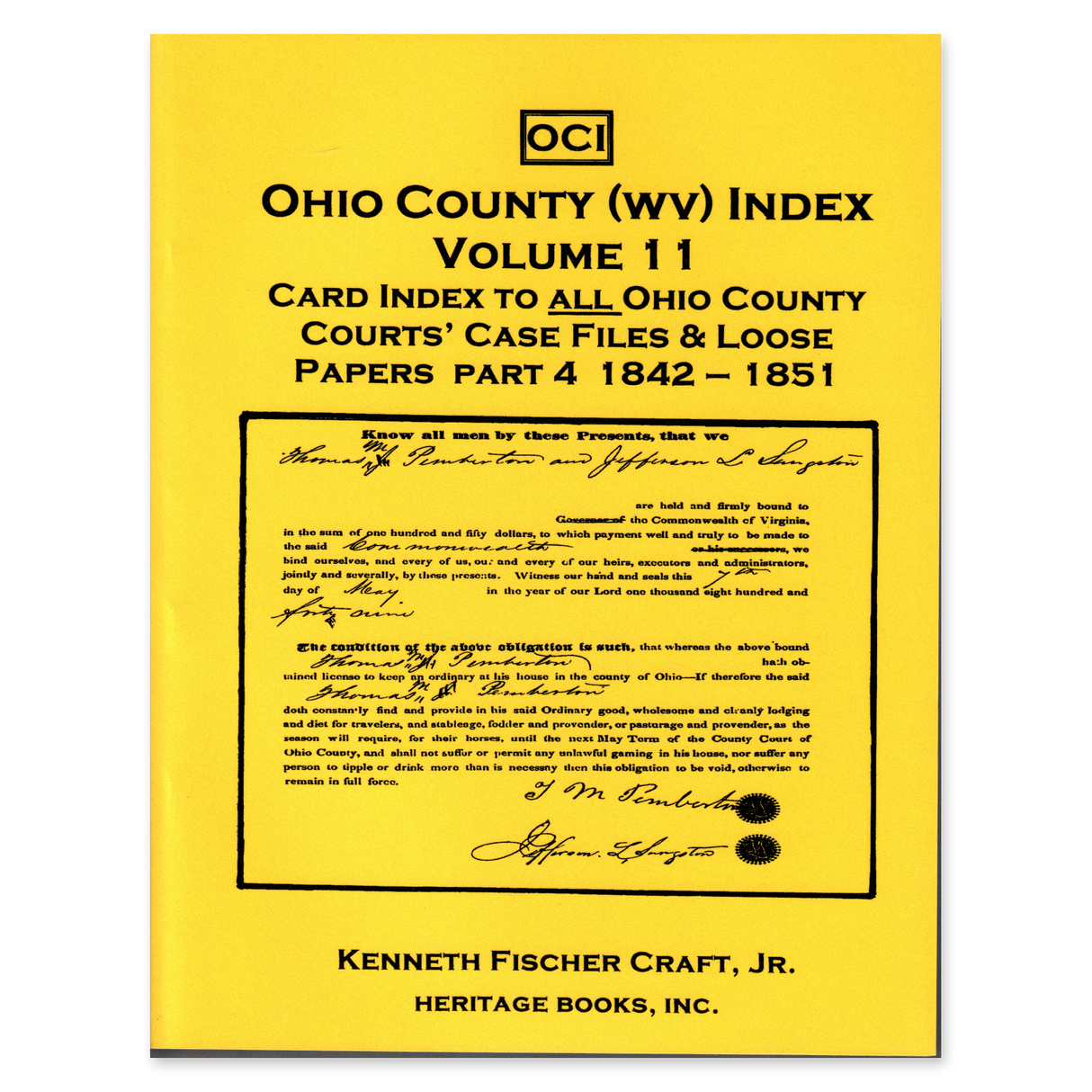 Ohio County (West Virginia) Index, Volume 11