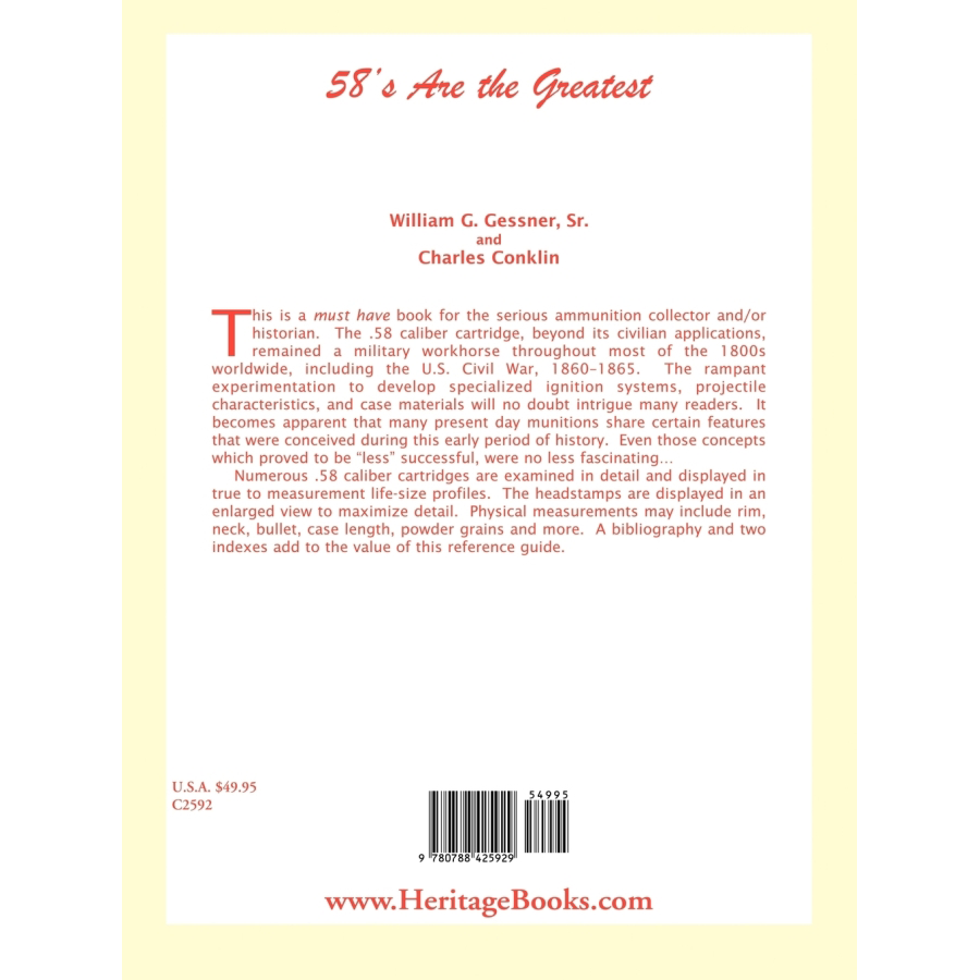 58's Are the Greatest back cover