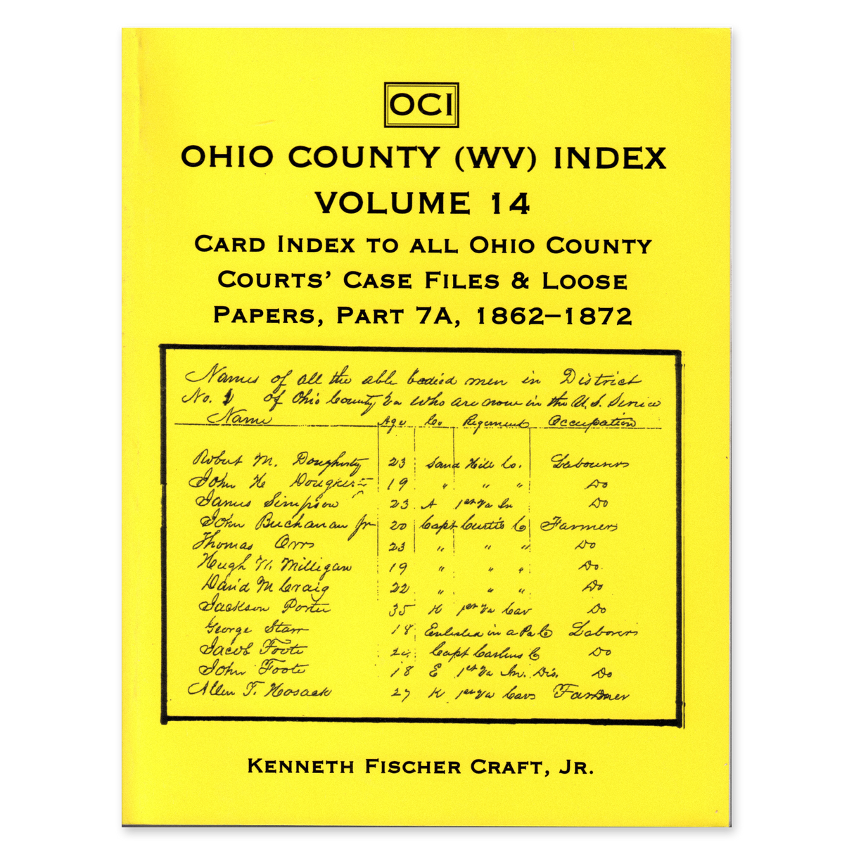 Ohio County (West Virginia) Index, Volume 14, part A