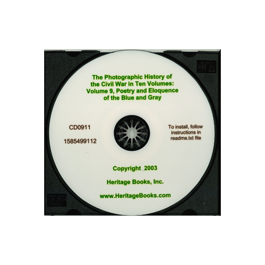 CD-The Photographic History of the Civil War in Ten Volumes, Volume 9: Poetry and Eloquence of Blue and Gray