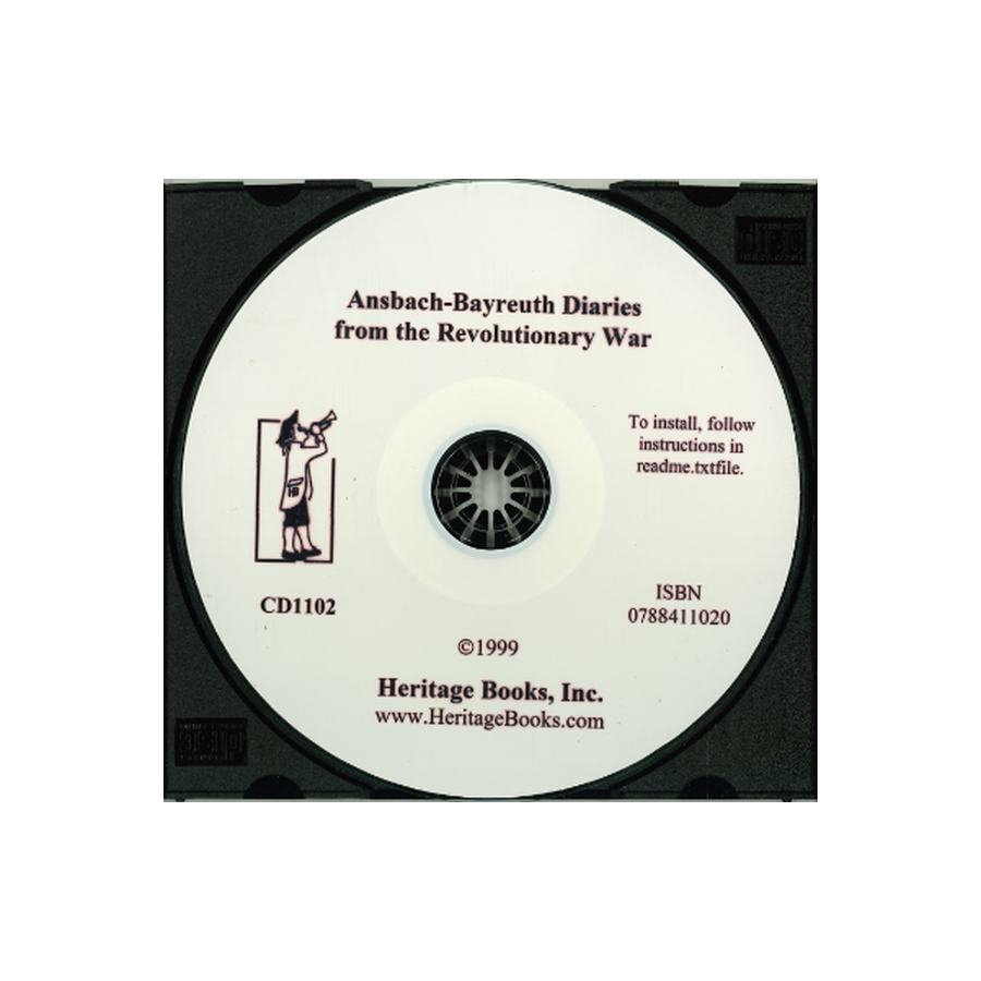 CD-Ansbach-Bayreuth Diaries from the Revolutionary War