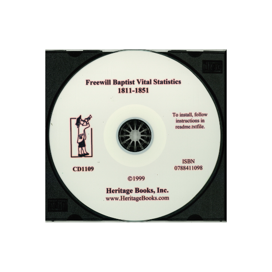 CD-Freewill Baptist Vital Statistics, 1811-1851