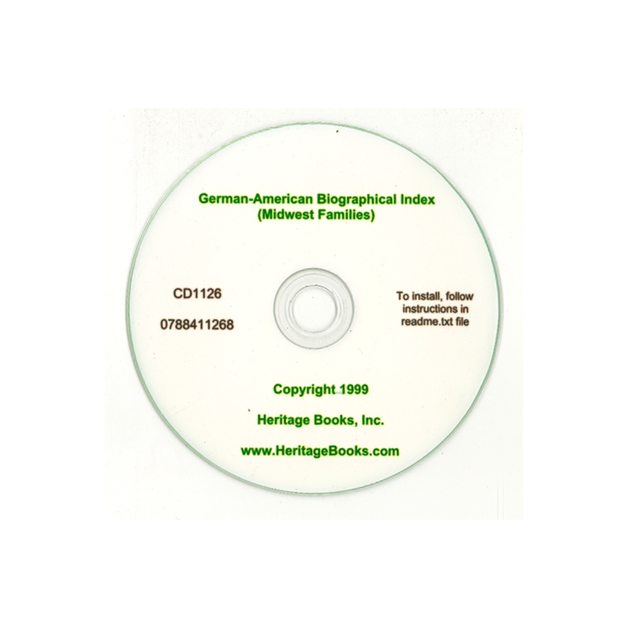 CD-German-American Biographical Index (Midwest Families)