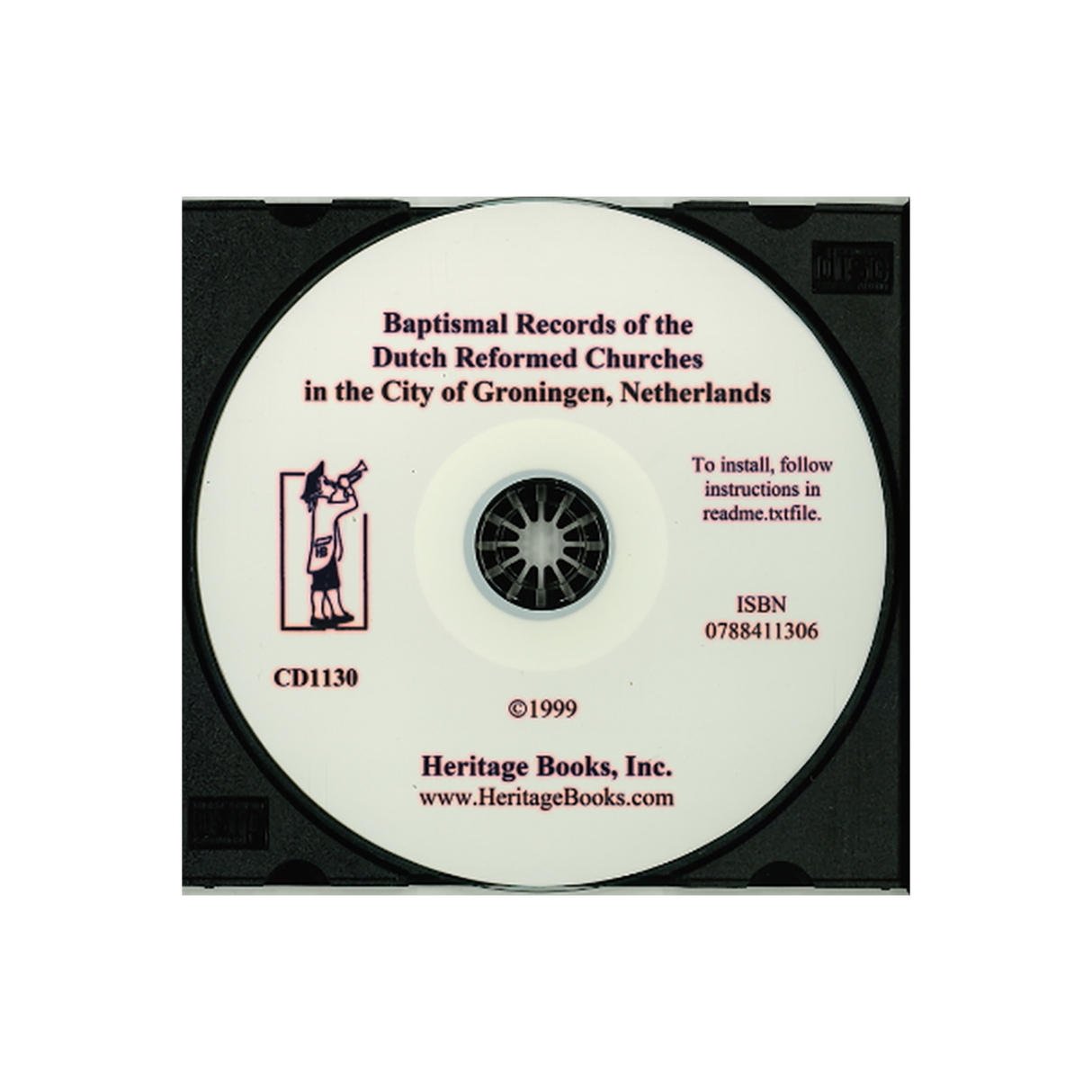 CD-Baptismal Records of the Dutch Reformed Churches in the City of Groningen, Netherlands