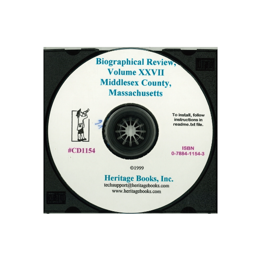 CD-Biographical Review, Volume XXVII, Containing Life Sketches of Leading Citizens of Middlesex County, Massachusetts