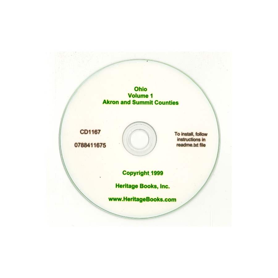 CD-Ohio, Volume 1, Akron and Summit Counties