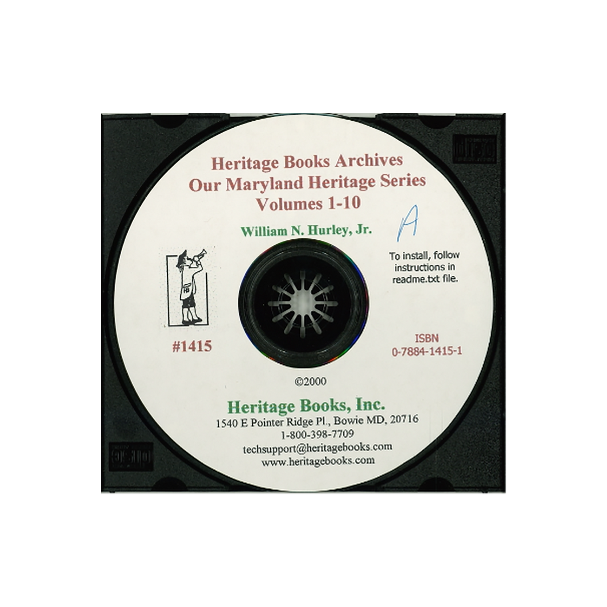 CD-Our Maryland Heritage Series, Volumes 1-10