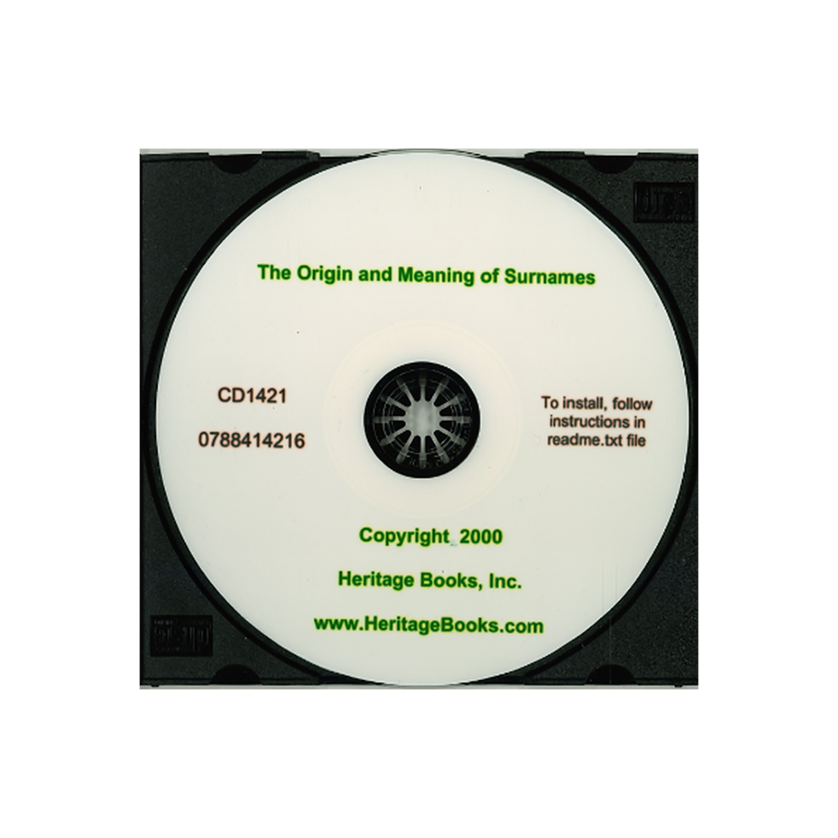 CD-The Origin and Meaning of Surnames