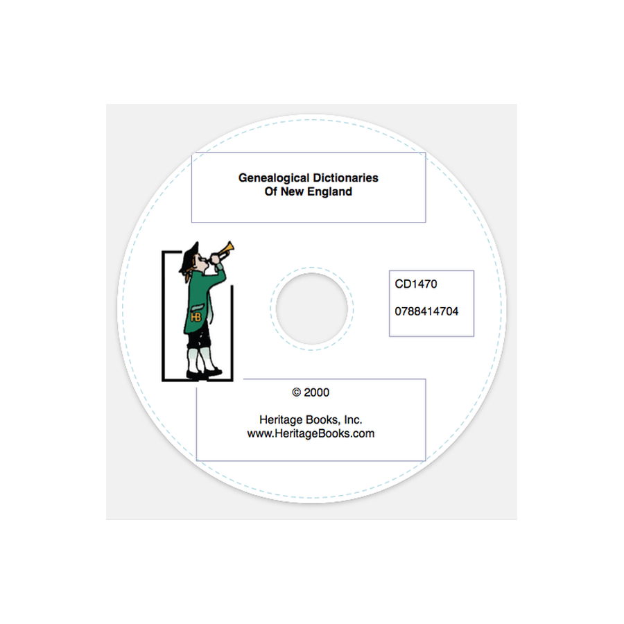 CD-Genealogical Dictionaries of New England