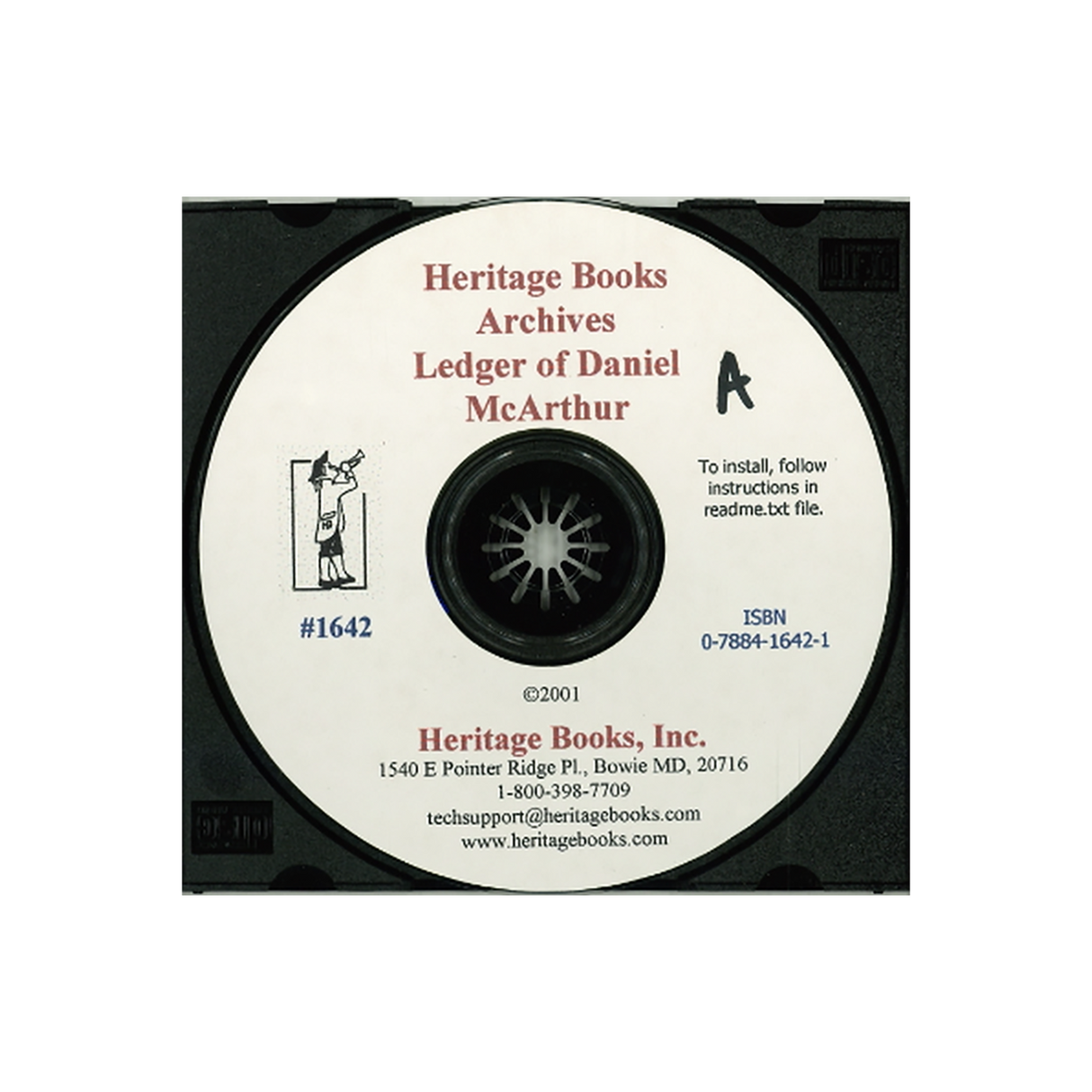 CD-The Ledger of Daniel McArthur of Rochester, New York, 1825-1873
