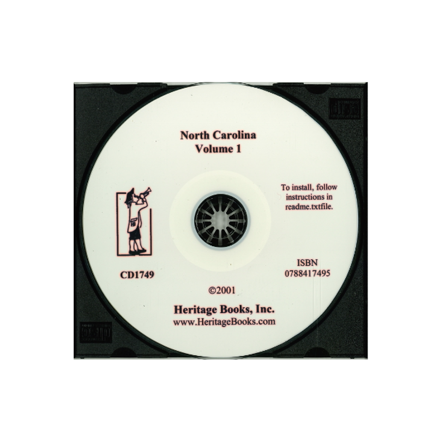 CD-North Carolina, Volume 1