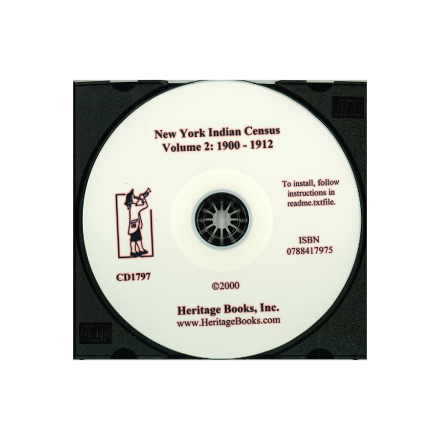CD-New York Indian Censuses, Volume 2: 1900-1912