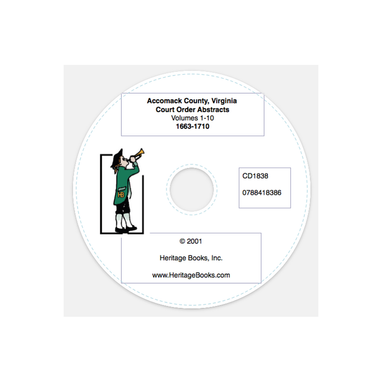 CD-Accomack County, Virginia Court Order Abstracts, Volumes 1-10: 1663-1710