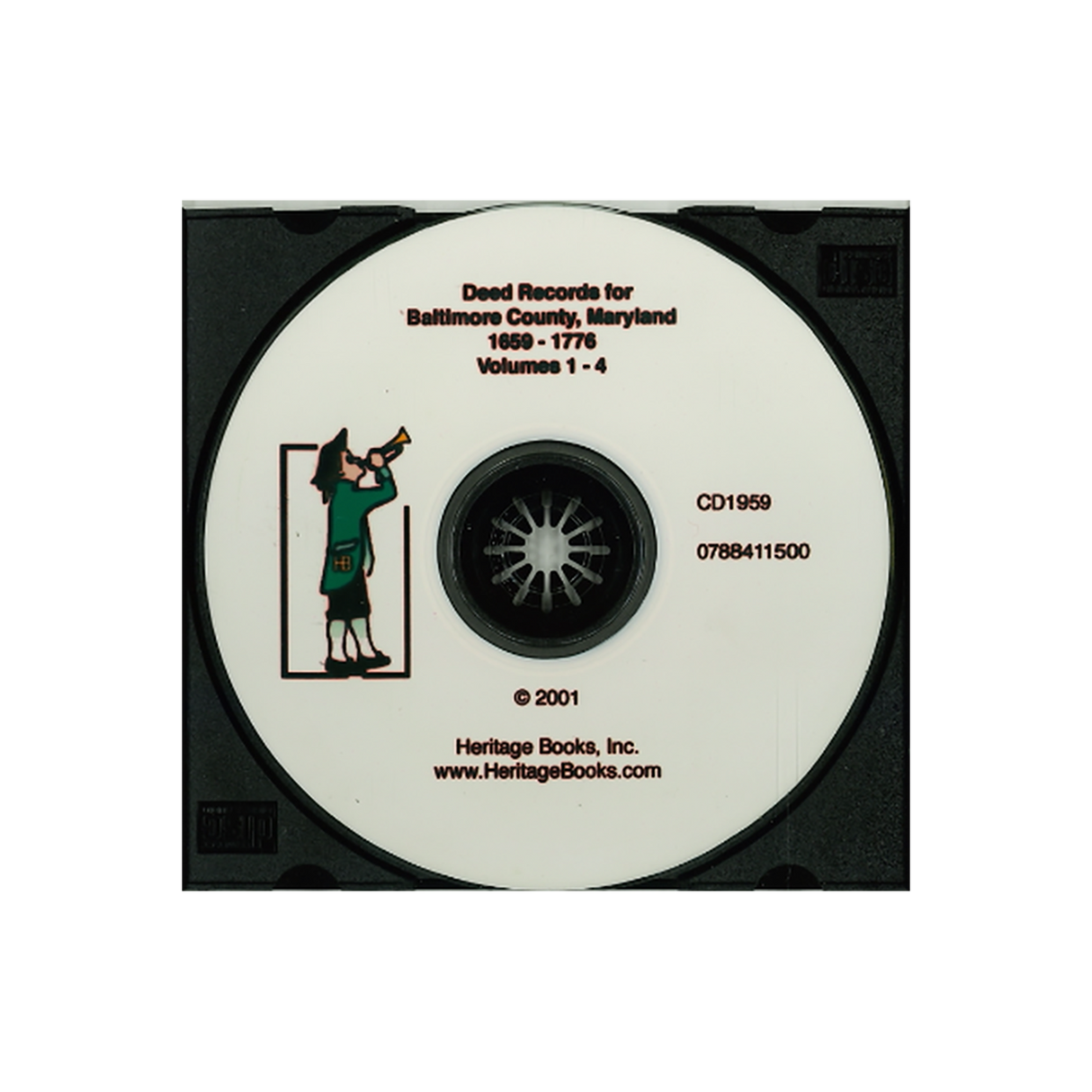 CD-Deed Records for Baltimore County, Maryland from 1659-1775: Volumes 1-4