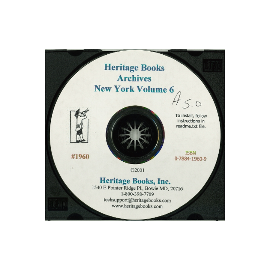 CD-New York, Volume 6, Orange and Ulster Counties