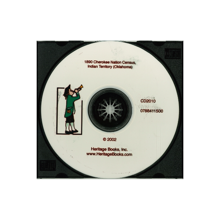 CD-1890 Cherokee Nation Census, Indian Territory (Oklahoma)