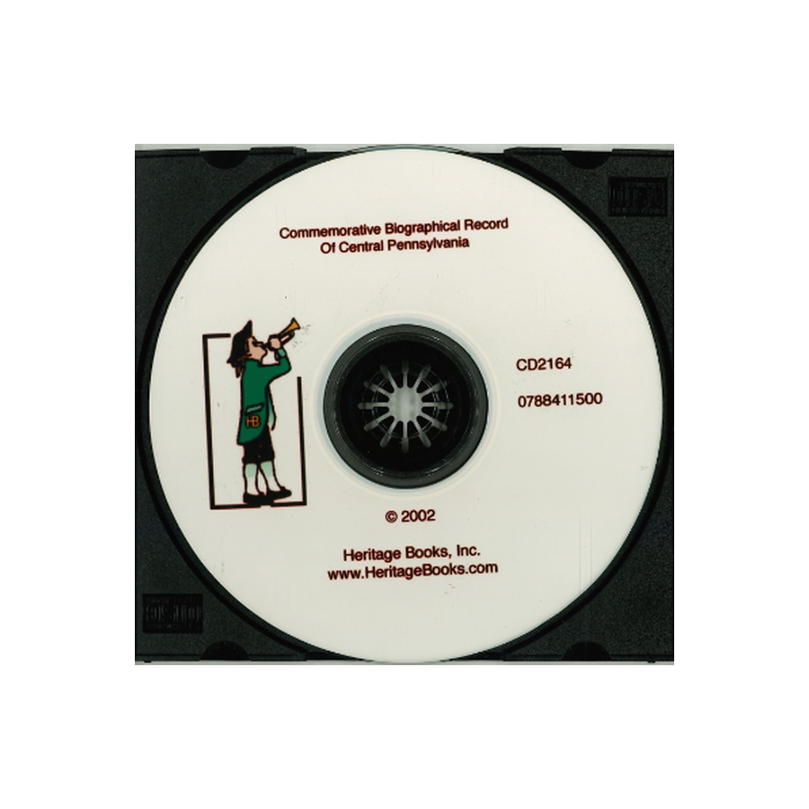 CD-Commemorative Biographical Record of Central Pennsylvania, Disc 1