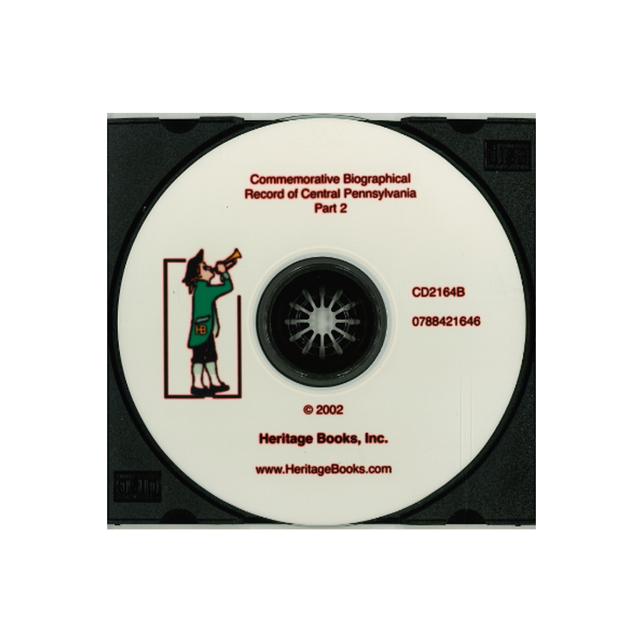 CD-Commemorative Biographical Record of Central Pennsylvania, Disc 2