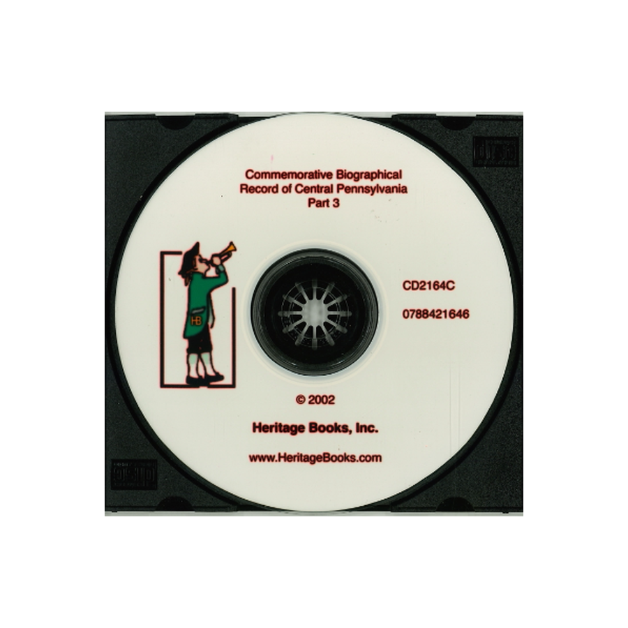 CD-Commemorative Biographical Record of Central Pennsylvania, Disc 3