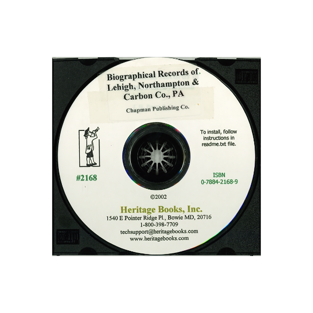CD-Portrait and Biographical Record of Lehigh, Northampton and Carbon Counties, Pennsylvania
