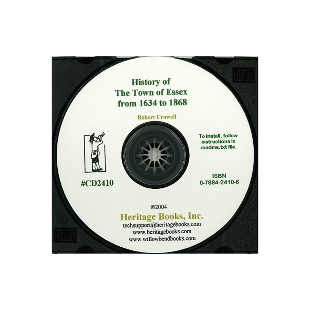 CD-History of the Town of Essex from 1634 to 1868: With Sketches of the Soldiers in the War of the Rebellion by David Choate