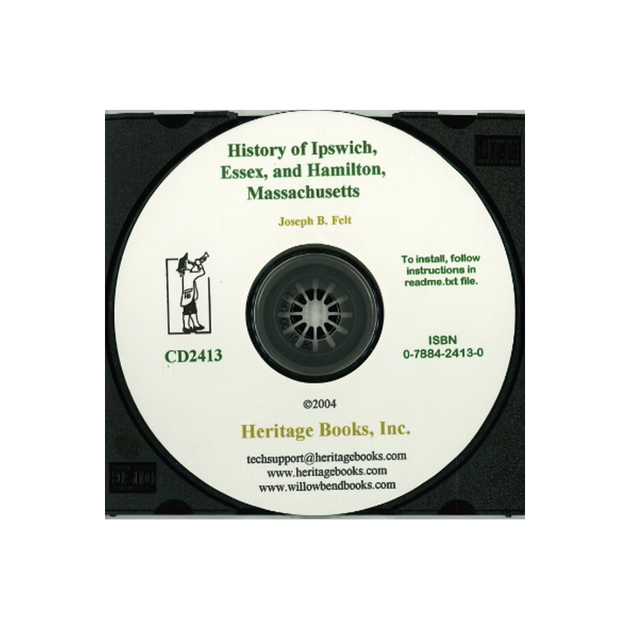 CD-History of Ipswich, Essex and Hamilton, Massachusetts