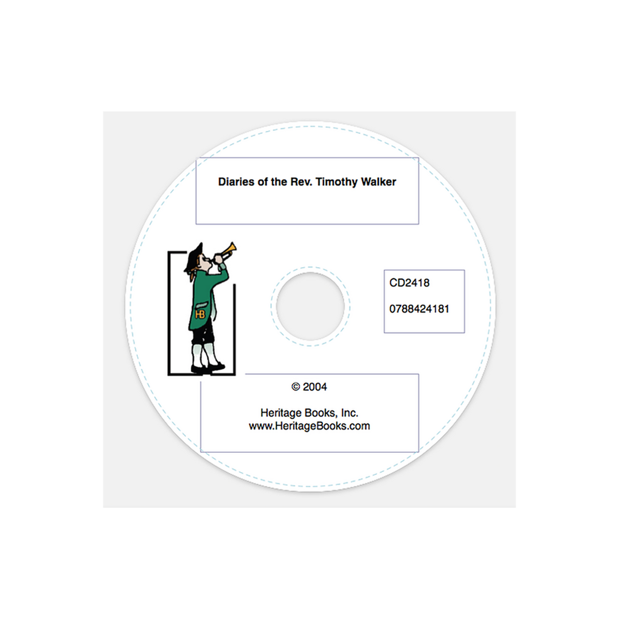 CD-Diaries of the Rev. Timothy Walker