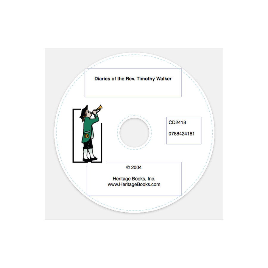 CD-Diaries of the Rev. Timothy Walker
