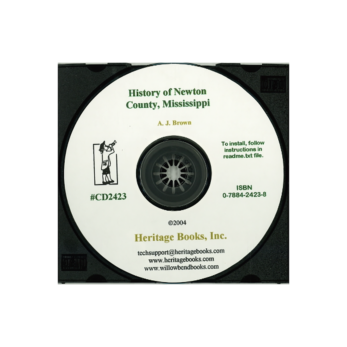 CD-History of Newton County, Mississippi from 1834 to 1894