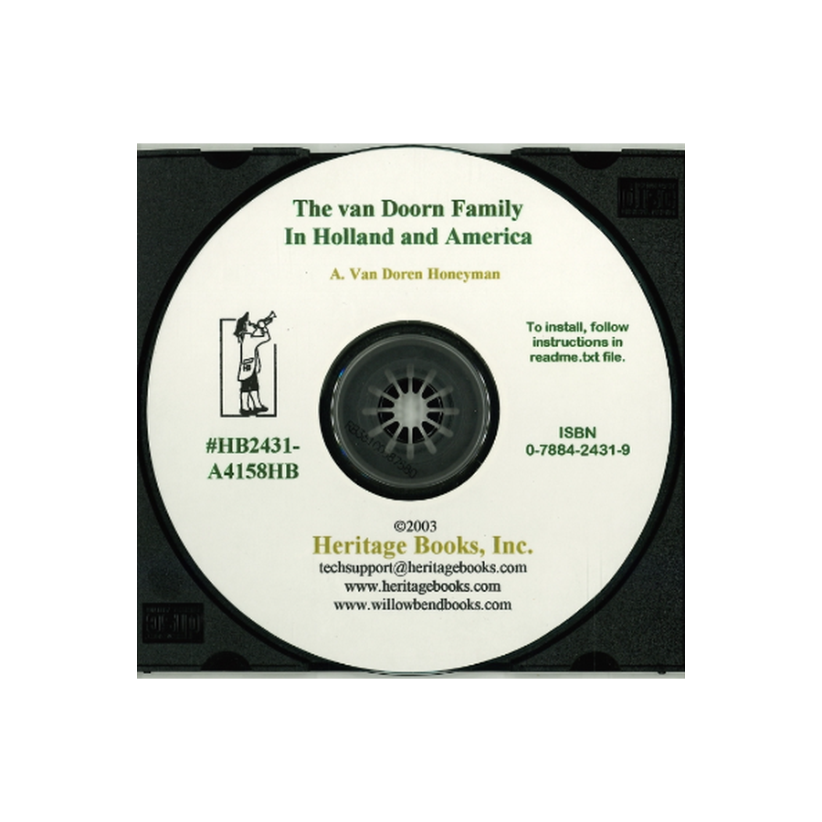 CD-The van Doorn Family (Van Doorn, Van Dorn, Van Doren, etc.) in Holland and America, 1088-1908