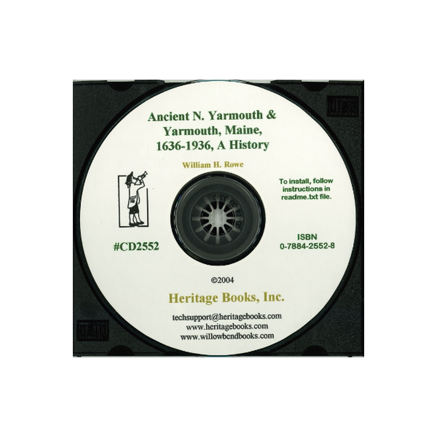 CD-Ancient North Yarmouth and Yarmouth, Maine, 1636-1936, A History