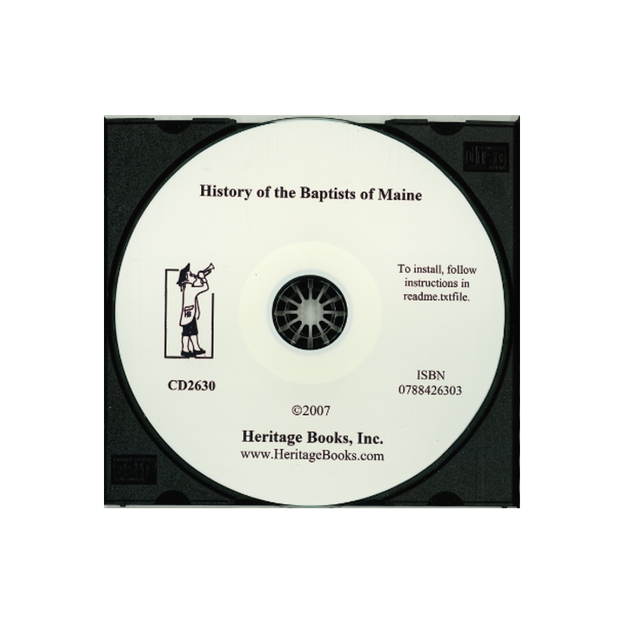 CD-History of the Baptists in Maine
