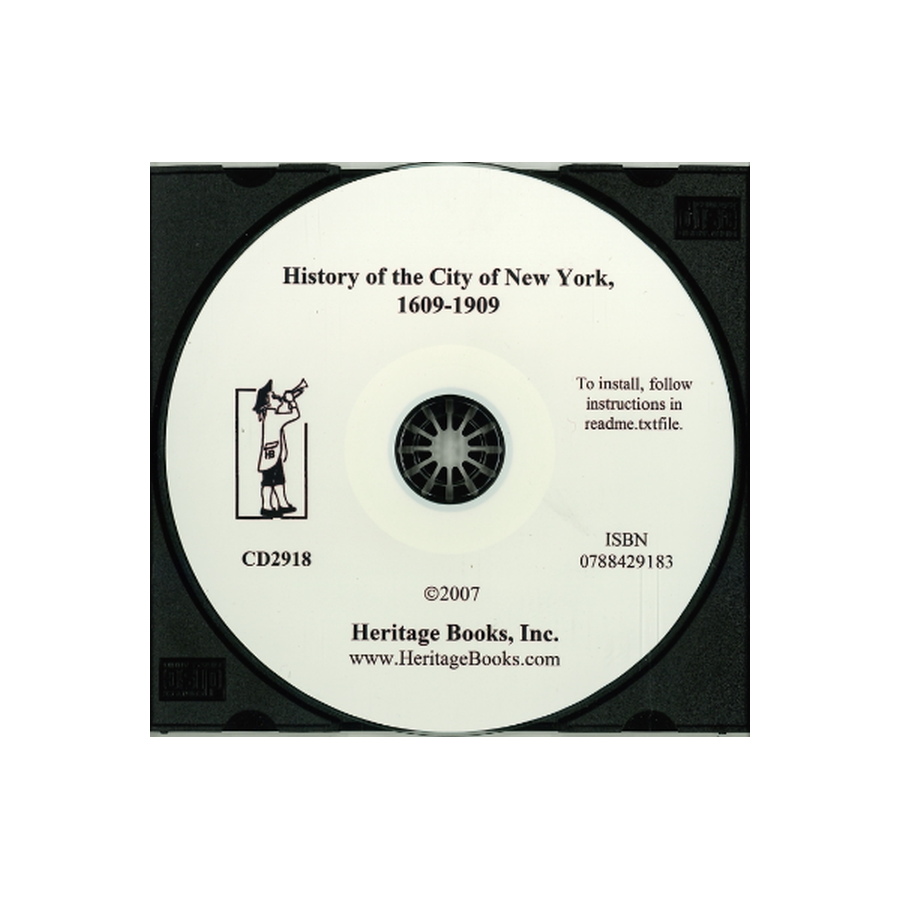 CD-History of the City of New York, 1609-1909