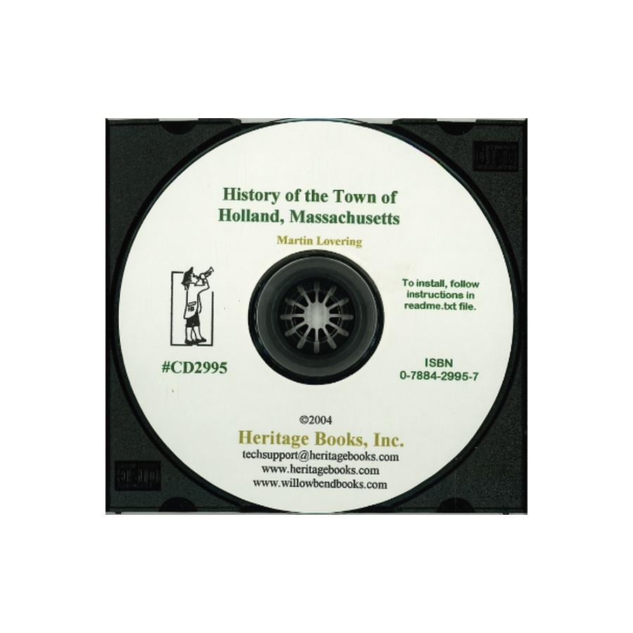 CD-History of the Town of Holland, Massachusetts