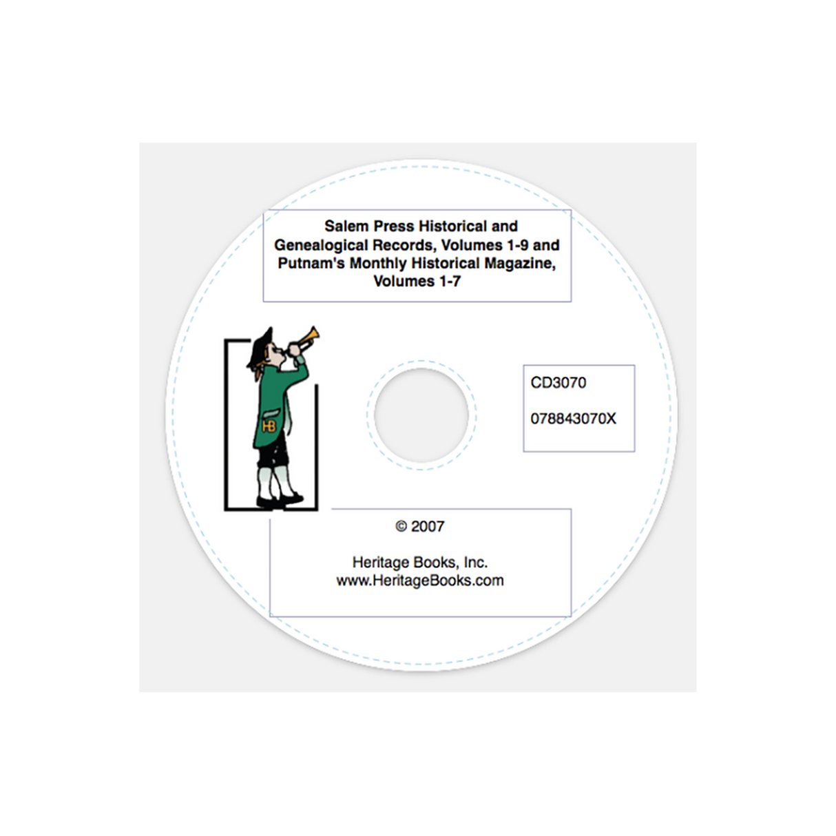 CD-Salem Press Historical and Genealogical Record, Volumes 1-9 and Putnam's Monthly Historical Magazine, Volumes 1-7