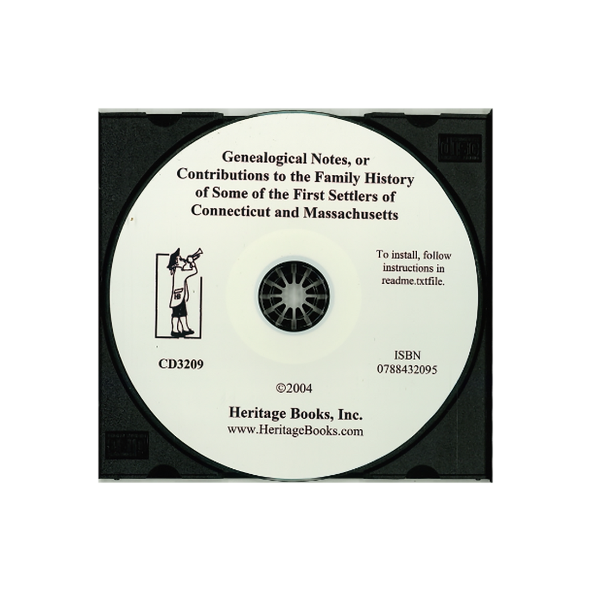 CD-Genealogical Notes, or Contributions to the Family History of Some of the First Settlers of Connecticut and Massachusetts