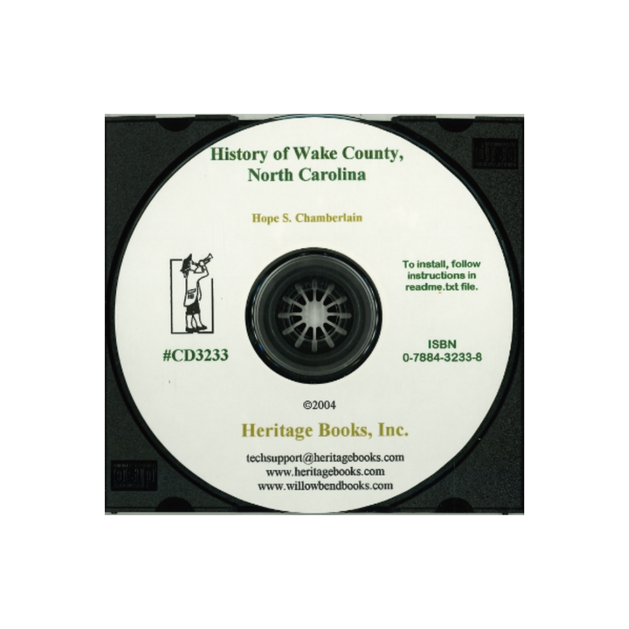 CD-History of Wake County, North Carolina