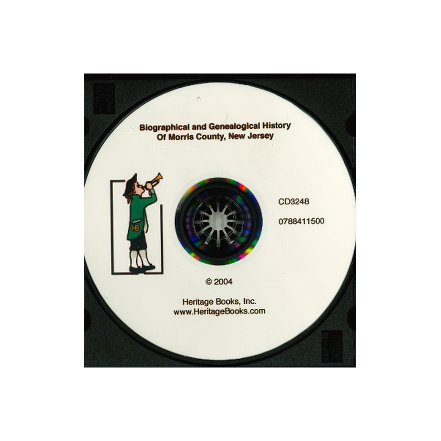 CD-Biographical and Genealogical History of Morris County, New Jersey