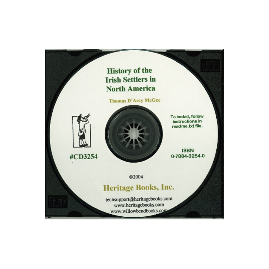 CD-History of the Irish Settlers in North America from the Earliest Period to the Census of 1850