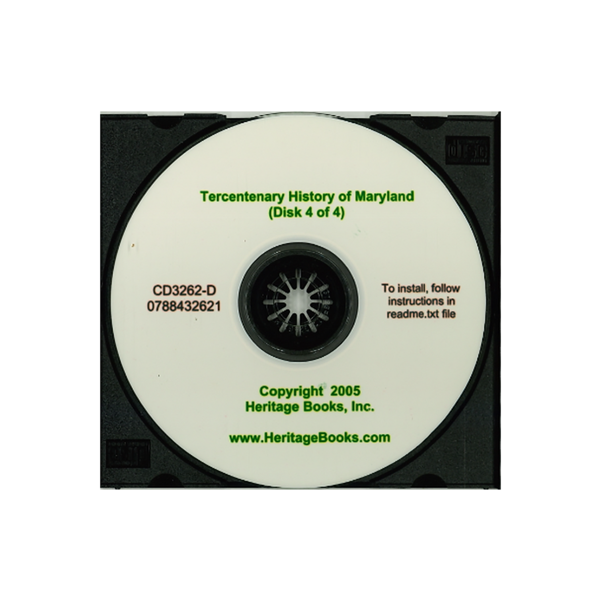 CD-Tercentenary History of Maryland, Volume 4 of 4